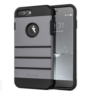 iPhone 8 Plus/7 Plus Case- Slate Grey